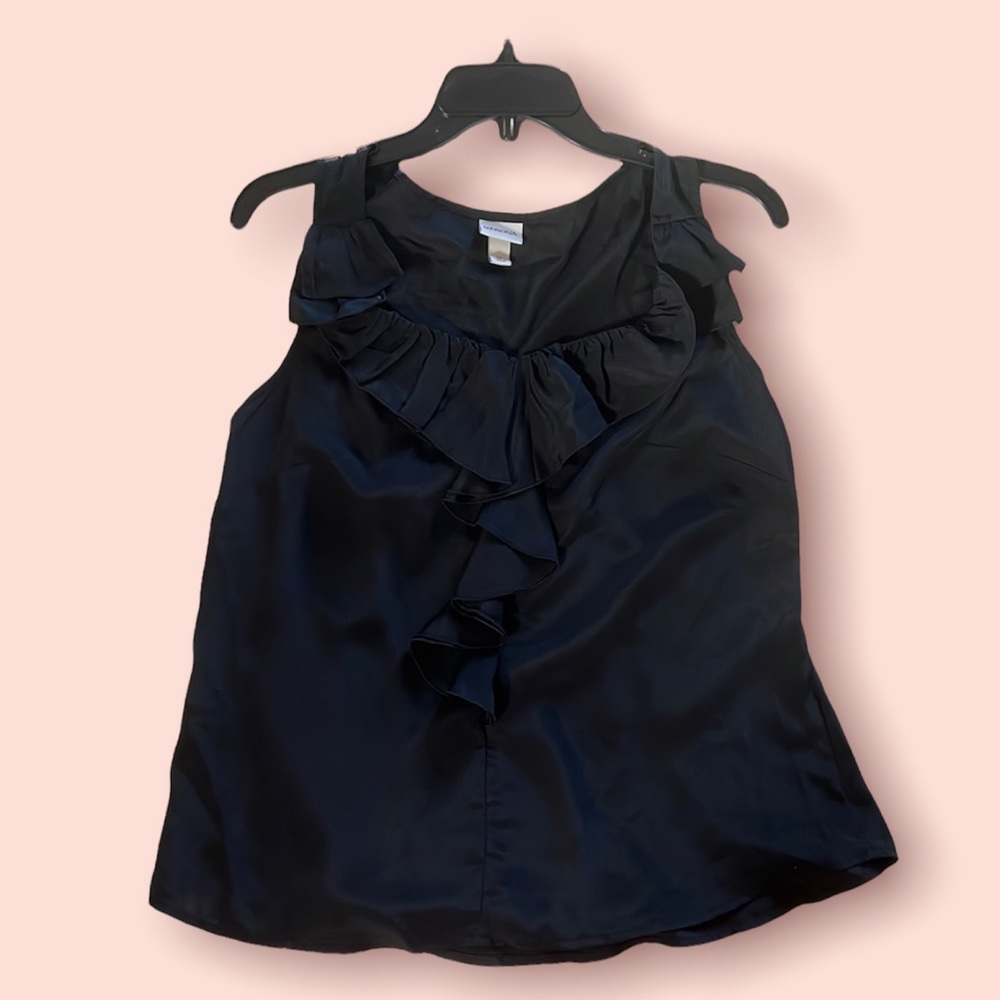 Perfect Black Camisole like new with a skirt, pants or suit.